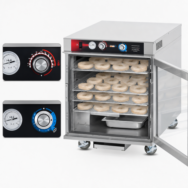 Product image #4 for FWE ETC-2333-9PH Non-Insulated Proofer/Heated Holding Cabinet for 9 Donut Screens