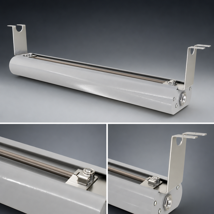 Product image #4 for Vollrath 78-Inch Low Profile Unlighted Strip Heat Lamp