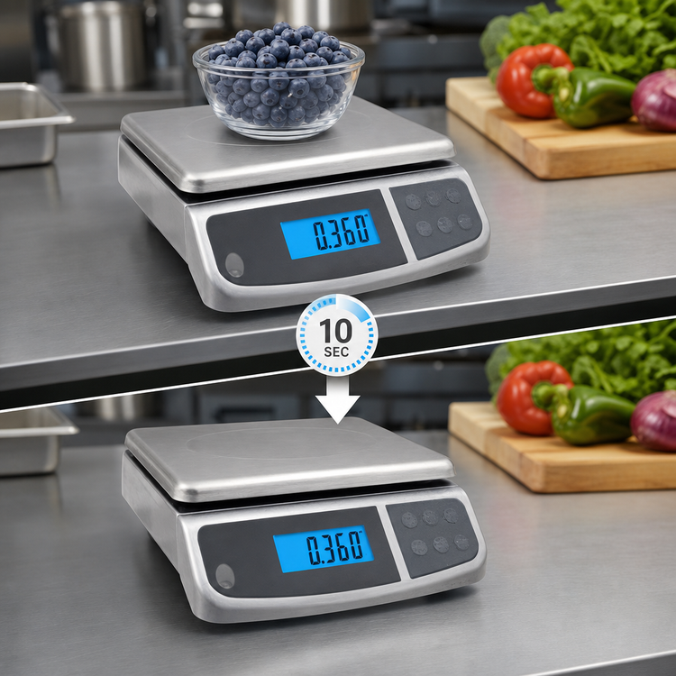 Product image #4 for Escali M-Series NSF Digital Food Scale, 66 lb Capacity, Dual Display, Hold & Parts Counting