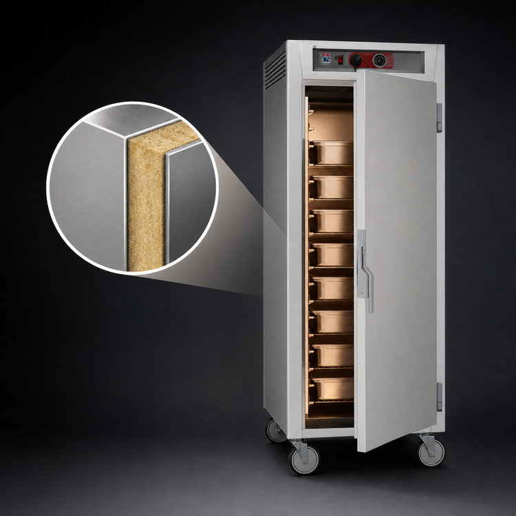 Product image #4 for Metro C5 6 Series Full-Height Mobile Pass-Thru Heated Holding Cabinet with Solid Doors