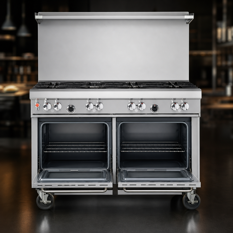 Product image #4 for Southbend Ultimate 48-Inch Gas Restaurant Range with 7 Open Burners and 2 Space Saver Ovens