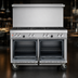Thumbnail image #4 for Southbend Ultimate 48-Inch Gas Restaurant Range with 7 Open Burners and 2 Space Saver Ovens