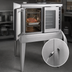 Thumbnail image #4 for Blodgett Premium Series DFG-200-ES Single-Deck Full-Size Bakery Depth Gas Convection Oven
