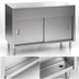 Thumbnail image #4 for Eagle Spec-Master 48-Inch Wide Stainless Steel Enclosed Base Urn Stand with Sliding Doors