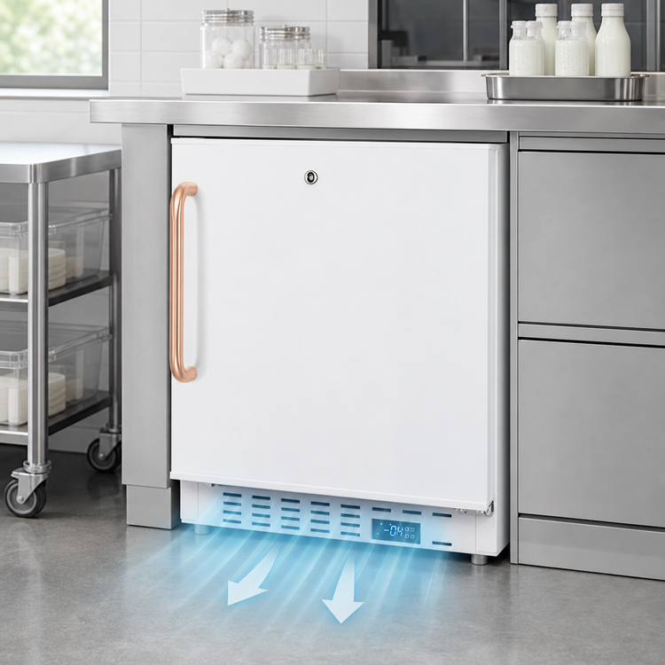 Product image #5 for Summit Commercial MOMCUBE Undercounter Breast Milk All-Freezer, 2.68 Cu. Ft., White