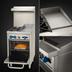 Thumbnail image #4 for Comstock-Castle 24-Inch Wide Commercial Gas Range with 2 Star Burners, 12-Inch Griddle, and Space-Saver Oven