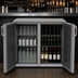 Thumbnail image #4 for Glastender C1RB40 40-Inch Two-Section One-Zone Bar Profile Back Bar Cooler, Remote Refrigeration