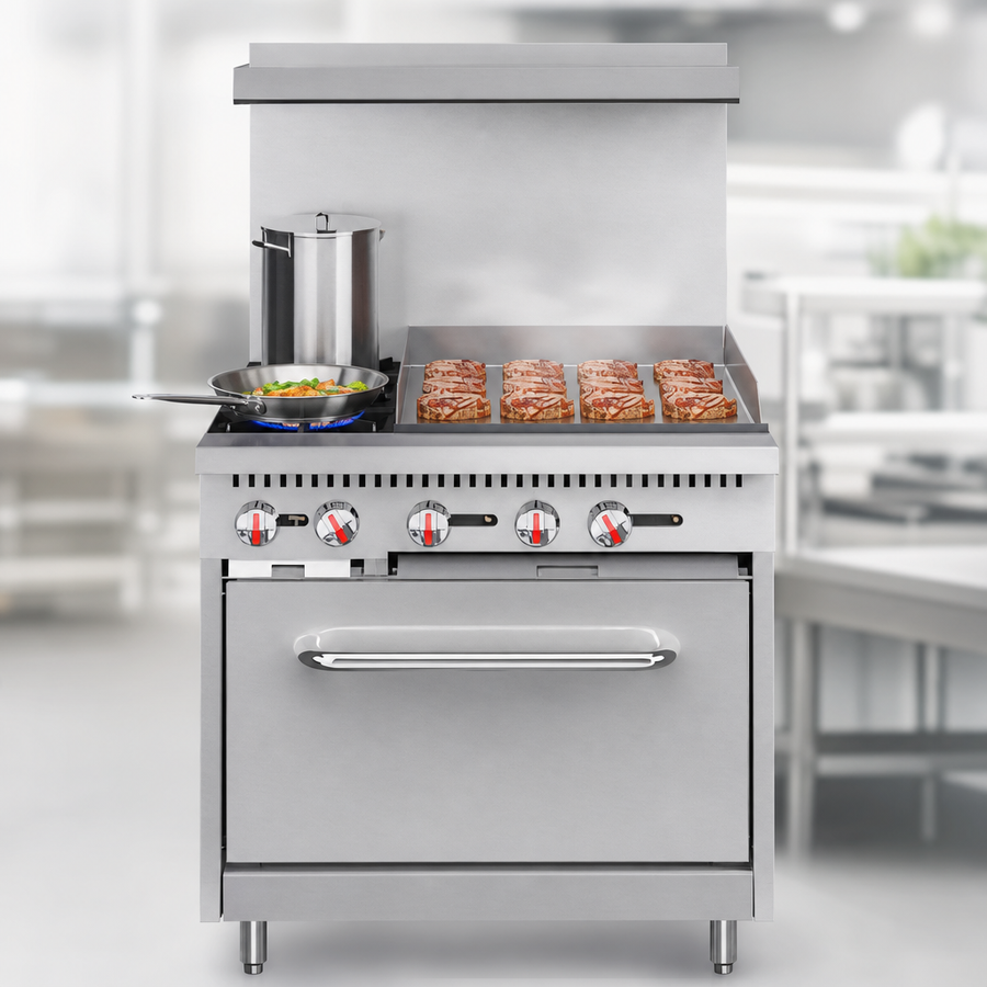 Two Open-Top Burners