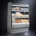 Thumbnail image #5 for Howard-McCray Ovation Series 39-Inch Stainless Steel Remote Dairy Open Merchandiser with 3 LED Lighted Shelves