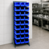 Thumbnail image #4 for Quantum 18 Inch x 12-1/2 Inch x 66 Inch Gray Enamel Coated Louvered Steel Rack, 375 lb. Capacity