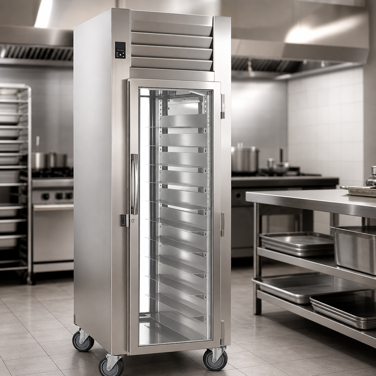 Product image #4 for Traulsen Spec-Line R Series 1-Section Pass-Thru Heated Holding Cabinet with Full-Height Glass Doors, Standard Depth, Stainless Steel