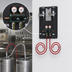 Thumbnail image #4 for Krowne MasterTap Regulator Panel with 2 Empty Keg Detectors (FOBs), 2 Beer Lines