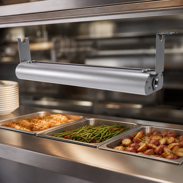 Product image #4 for Vollrath 30 Inch Low Profile Unlighted Strip Heat Lamp