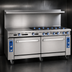 Thumbnail image #4 for Imperial Pro Series 72-Inch Gas Restaurant Range with 12 Burners, Convection Oven and Standard Oven