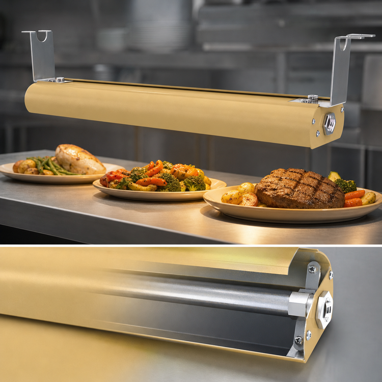 Product image #4 for Vollrath 78-Inch Low Profile Unlighted Strip Heat Lamp with Remote Toggle Switch