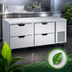Thumbnail image #4 for Beverage-Air 67-Inch Two-Section Undercounter Drawer Refrigerator, 4 Drawers