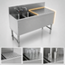 Thumbnail image #4 for Advance Tabco Prestige Supreme 2-Compartment Underbar Sink with Right Drainboard and Included Faucet, 48 Inch