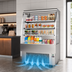 Thumbnail image #4 for KoolMore 35-Inch Open-Air Grab-and-Go Merchandiser Refrigerator, 13.4 Cu. Ft., Stainless Steel