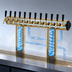 Thumbnail image #4 for Perlick 8-Faucet Glycol-Cooled Winged Bridge Countertop Draft Tower, Tarnish-Free Brass