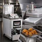 Thumbnail image #4 for Henny Penny PFG690.0 Gas Pressure Fryer, 130 lb Oil Capacity, 24 lb Food Capacity, 12 PSI, Computer Controls, Built-In Filtration