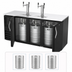 Thumbnail image #4 for Beverage-Air DDN72HC-B 72-Inch Direct Draw Draft Beer Cooler with 3-Keg Capacity and 4 Faucets