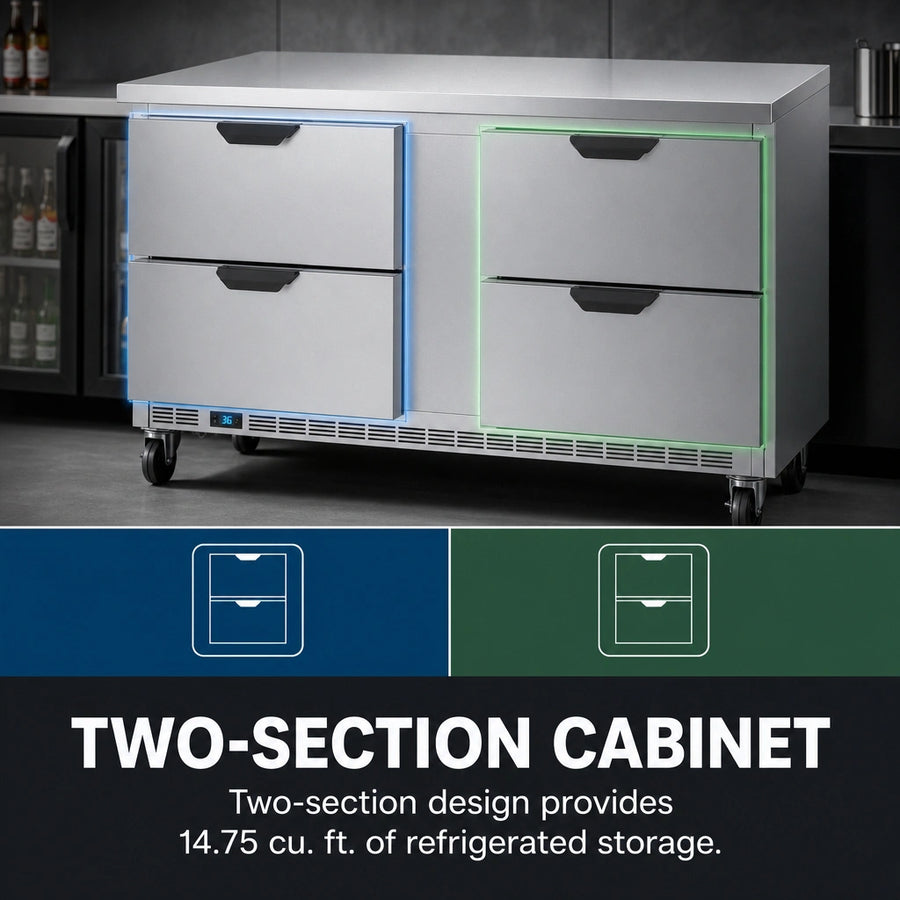 Two-Section Cabinet