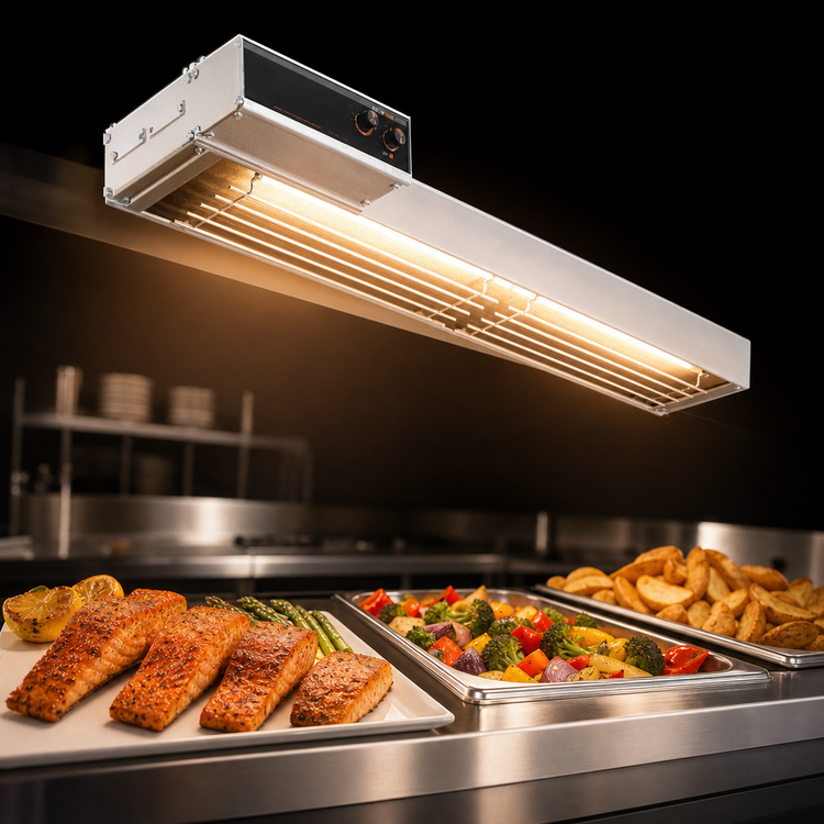Product image #4 for Hatco Glo-Ray Infrablack 18-Inch Single Lighted Strip Heater