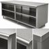Thumbnail image #4 for Advance Tabco Special Value Economy 96 Inch x 24 Inch Open Base Work Table with Mid-Shelf