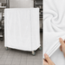 Thumbnail image #4 for Metro Queen Mary & Banquet Cart Cover, 72 x 24 x 54 Inch, White Uncoated Knitted Polyester