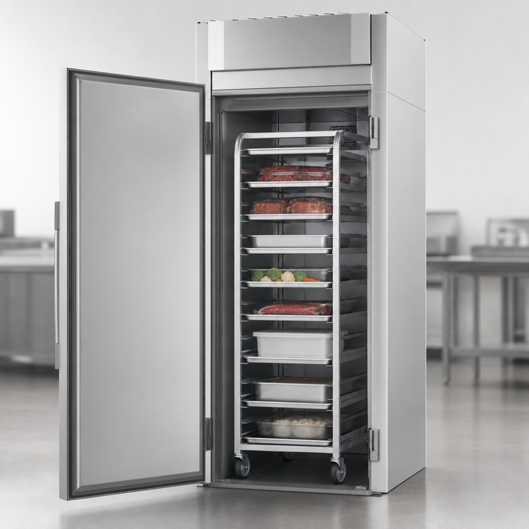 Product image #4 for Victory UltraSpec V-Core Roll-In One-Section Freezer, 34.86 Cu. Ft., Self-Contained, 115V