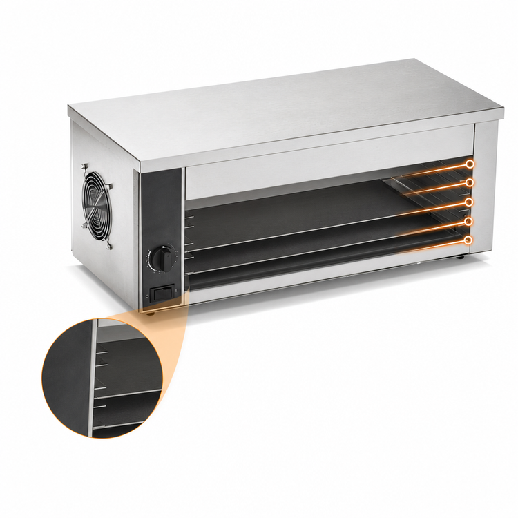 Product image #4 for Vollrath CM2-12026 Countertop Quartz Cheese Melter / Finishing Oven