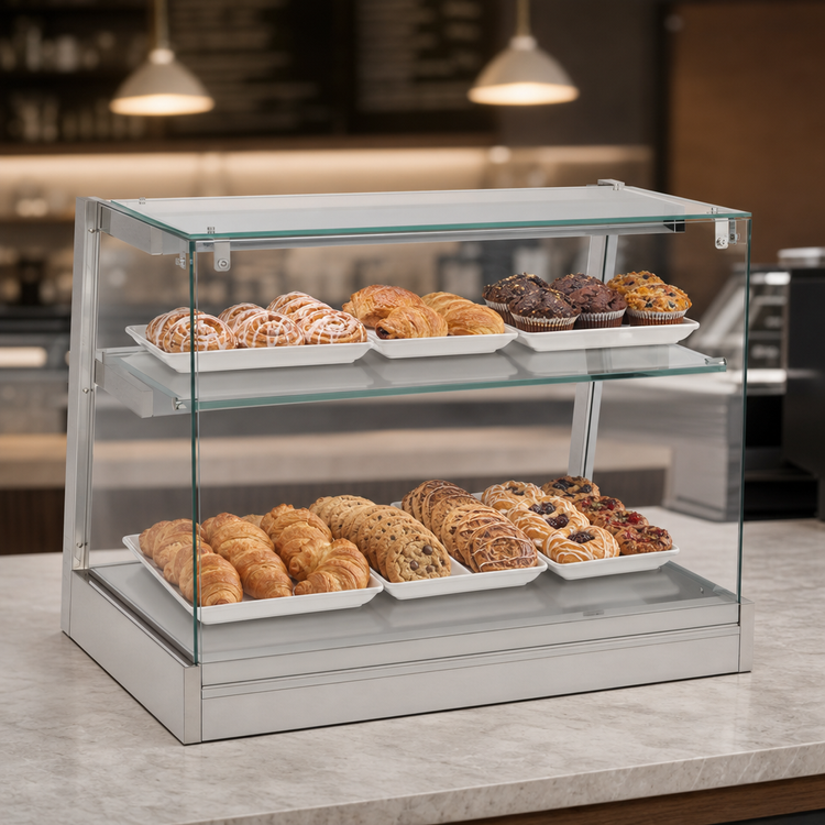 Product image #4 for Antunes DCH-800 Two-Tier Countertop Heated Display Cabinet, 120V