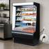 Thumbnail image #4 for Turbo Air Extra Deep Vertical Open Display Merchandiser, 48 Inches Wide, 23.2 Cu. Ft., Black