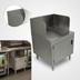 Thumbnail image #4 for Advance Tabco Prestige 24-Inch Stainless Steel Underbar Point of Service Cabinet with 11-Inch Backsplash and Louvered Door