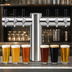 Thumbnail image #4 for Metropolis T-Style Countertop Glycol-Cooled Draft Beer Tower with 6 Faucets