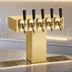 Thumbnail image #4 for Perlick 5-Faucet Tee Tower Beer Dispensing Kit, Tarnish-Free Brass