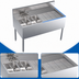 Thumbnail image #4 for Krowne Royal Series Two-Compartment Underbar Sink Unit with Right Drainboard and Faucet, 48 Inch W x 24 Inch D