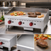 Thumbnail image #4 for Omcan 36-Inch Countertop Natural Gas Griddle with Thermostatic Control, 3 Burners, 90,000 BTU