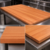 Thumbnail image #4 for Boos Block American Cherry Kitchen Countertop, 108 x 38 x 2-1/4 Inch, Full-Length Edge Grain, Varnique Finish