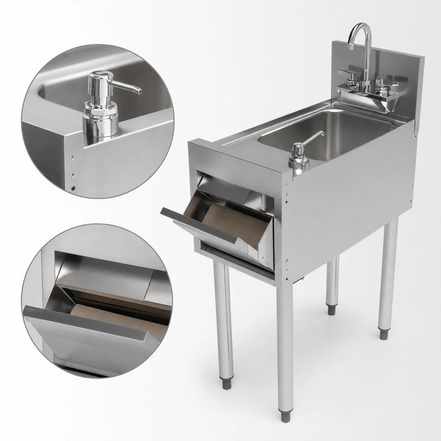 Integrated Soap And Towel Dispensers