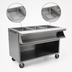 Thumbnail image #4 for Spec-Master SPHT5CB-240 79-Inch Electric 5-Well Sealed Hot Food Table with Cabinet Base