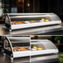 Thumbnail image #5 for Koolmore 60-Inch Countertop Self-Contained Sushi Display Refrigerator with Curved Front Glass