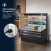 Thumbnail image #5 for Turbo Air 48-Inch Low-Profile Horizontal Open Display Merchandiser Cooler, 15.2 Cu. Ft.