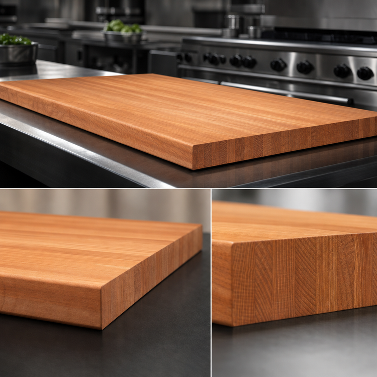 Product image #4 for Boos Block American Cherry Edge Grain Kitchen Countertop, 108 x 32 Inches, 1-1/2 Inch Thick