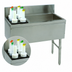 Thumbnail image #4 for Advance Tabco Prestige 48-Inch Bar Ice Chest with 10-Circuit Cold Plate and Left Bottle Rack
