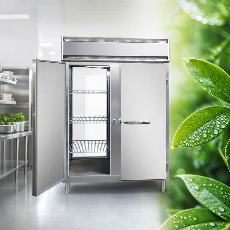 Product image #4 for Continental Refrigerator Designer Line D2FENSAPT 2-Section Wide Pass-Thru Freezer with Solid Doors