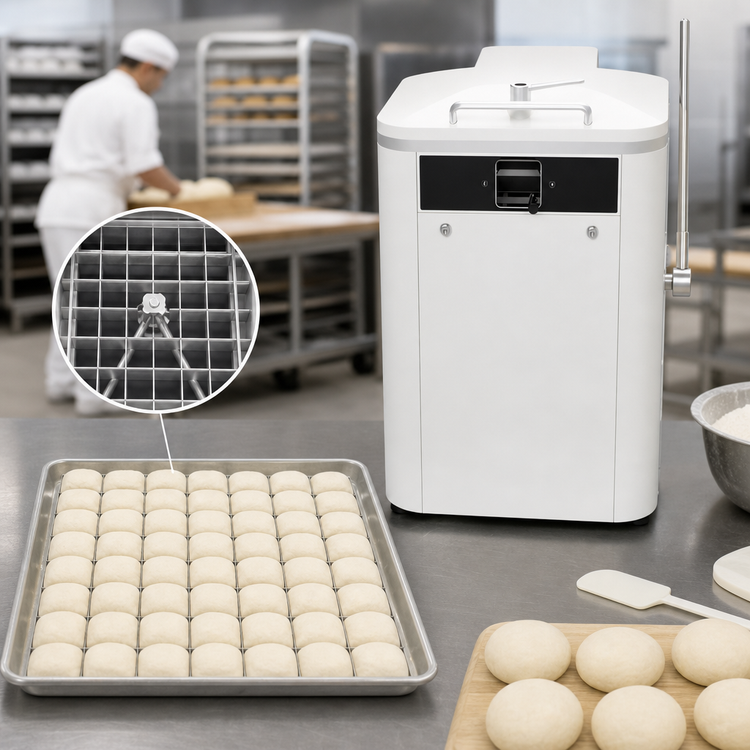 Product image #4 for Univex Manual Square Dough Divider, 42-Piece Floor Model