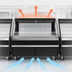 Thumbnail image #4 for Everest Refrigeration 60-Inch Horizontal Open Air Merchandiser, 35-Inch Deep, 9.3 Cu. Ft., Self-Contained Bottom Mount