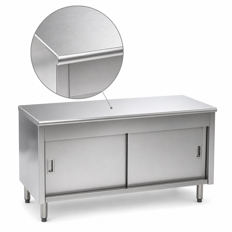 Product image #4 for Eagle Group Spec-Master 63-1/2-Inch Stainless Steel Enclosed Base Urn Stand with Sliding Doors