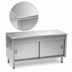 Thumbnail image #4 for Eagle Group Spec-Master 63-1/2-Inch Stainless Steel Enclosed Base Urn Stand with Sliding Doors